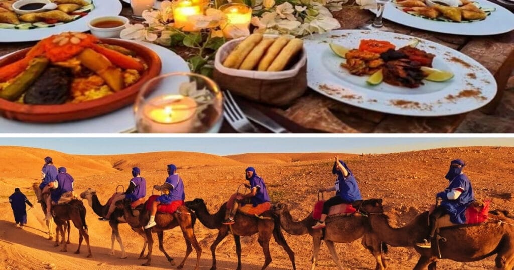 Marrakech Agafay camel ride and dinner