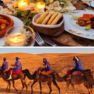 Marrakech Agafay camel ride and dinner