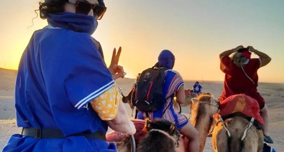 Authentic Agafay Desert Camel Ride tour, where you'll connect with nature and soak in the tranquility of the Moroccan desert
