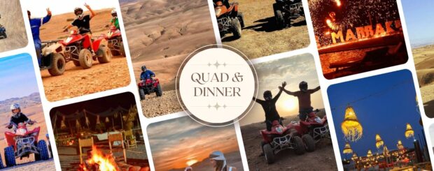Agafay desert quad biking dinner with show