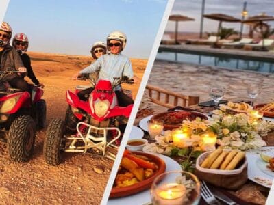 Marrakech Agafay Quad biking ride and dinner; Agafay Desert Activities