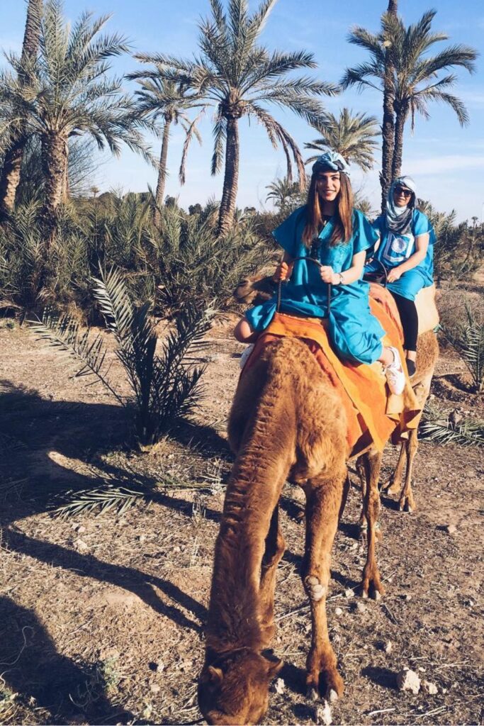 Camel ride Marrakech Palmeraie