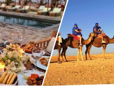 Agafay Desert Camel Ride and Lunch with Swimming Pool