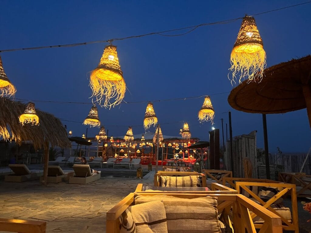Luxury Agafay Desert dinner camp under the stars near Marrakech