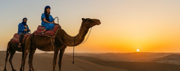 Agafay desert camel ride tour near Marrakech